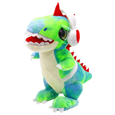 Интерактивная мягкая игрушка Party Pets DJ Т-Рекс Eolo PPREX001 01